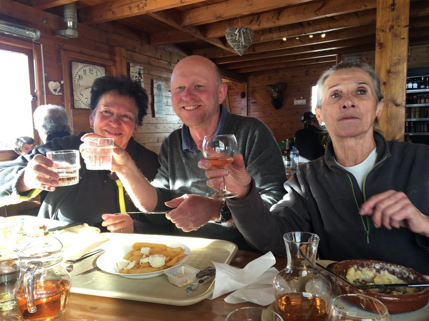 Repas libre sur les pistes